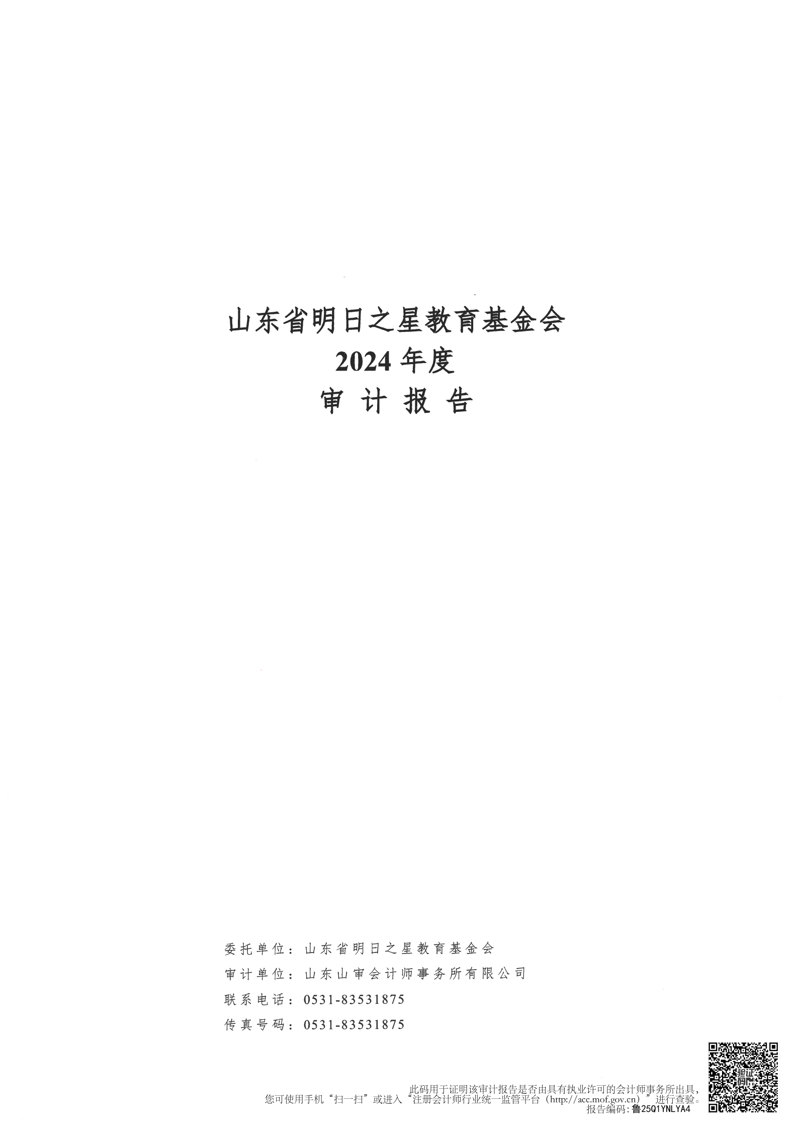 2024年基金会审计报告